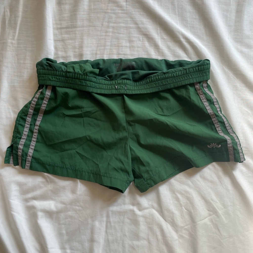 Green Athletic Women's Shorts
